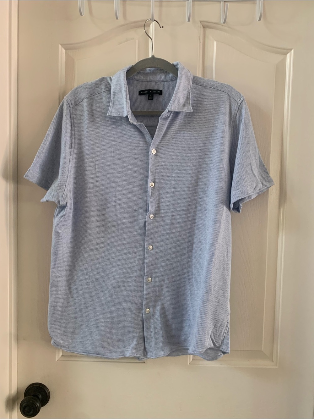Robert Barakett Sz L (fits more like a medium IMO) Nordstrom brand 100% Cotton